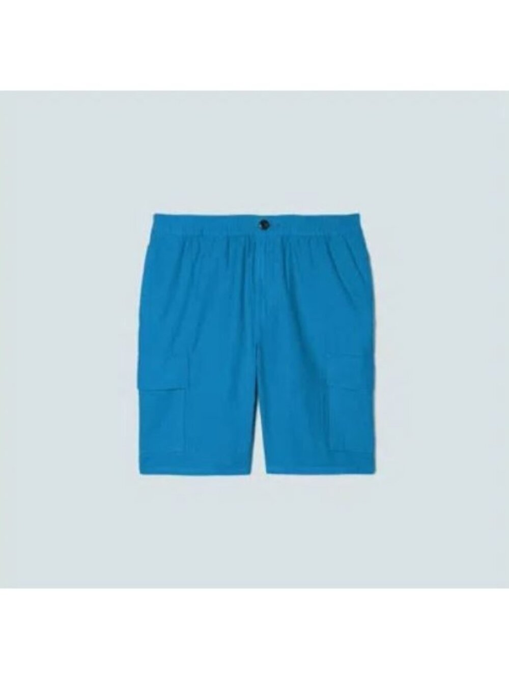 Everlane The Cotton Linen Cargo Short Blue Men's Size Medium NWT